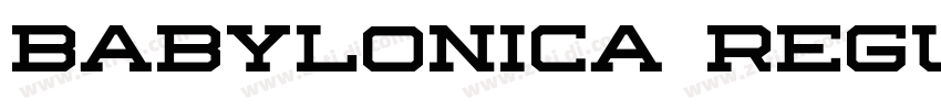 Babylonica Regular字体转换 Babylonica Regular字体转换